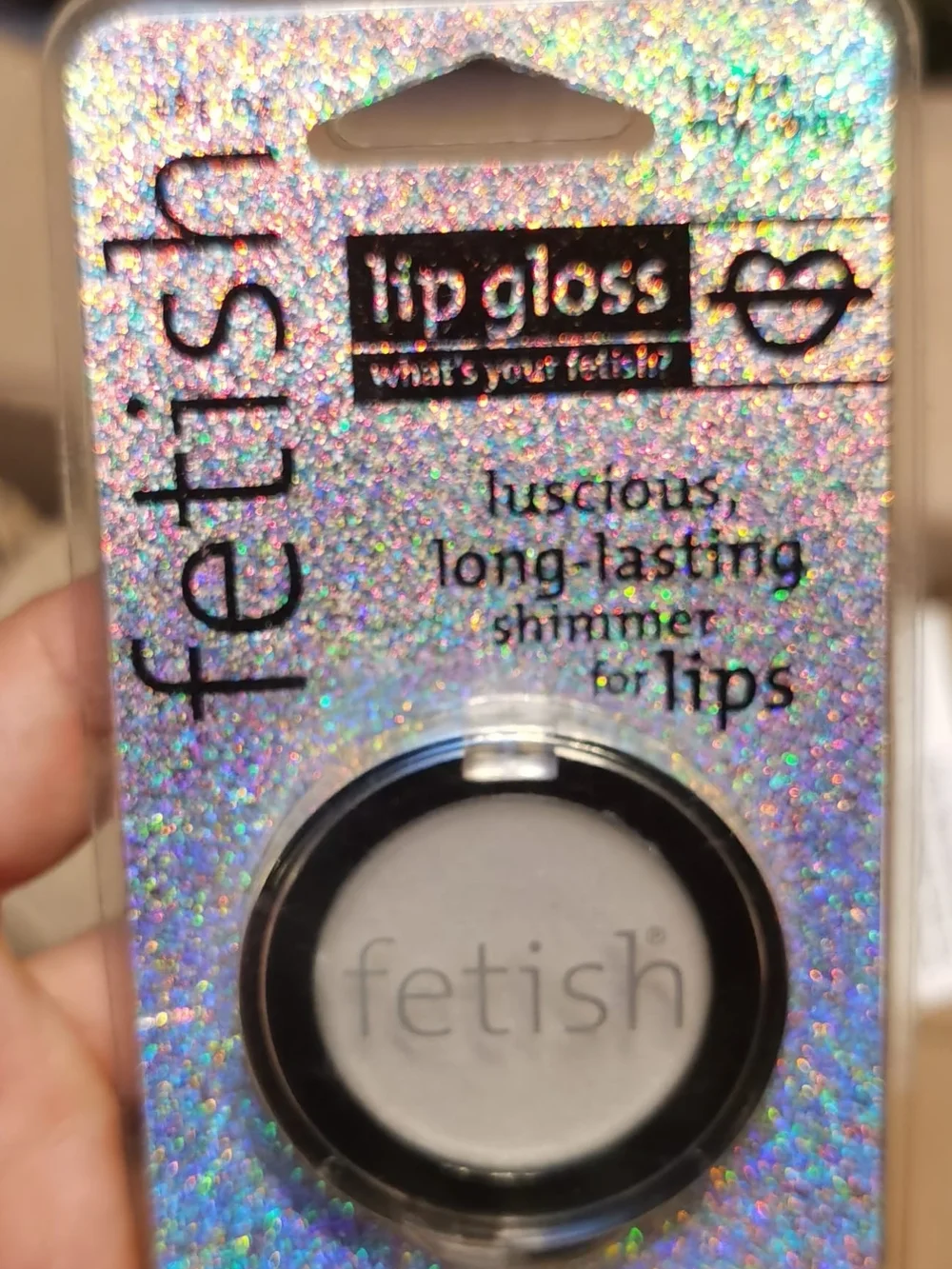 Fetish Silver Lip Gloss - Shimmering Silver Shine